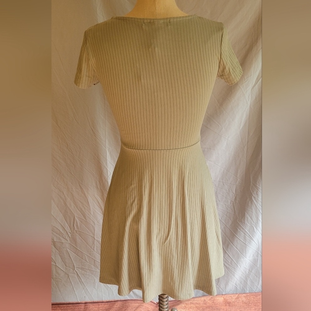 Planet Gold Ribbed Mini Dress - Picture 2 of 2